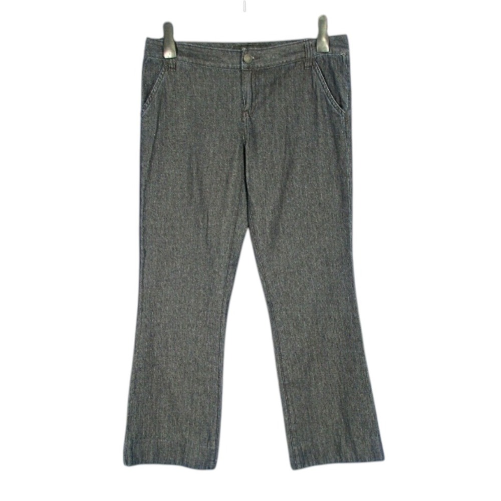 CALVIN KLEIN JEANS Slim TROUSER STYLE Dark Wash DENIM Boot-Cut Pants COTTON sz 8